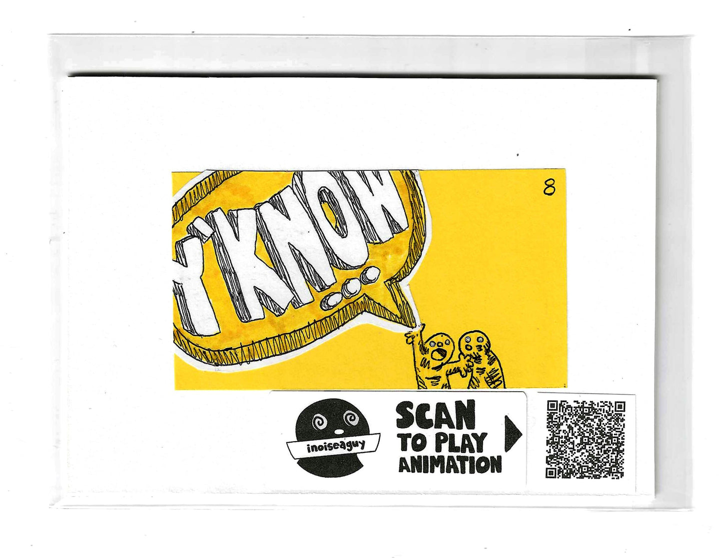 Filler Words Animation Cel (#8)