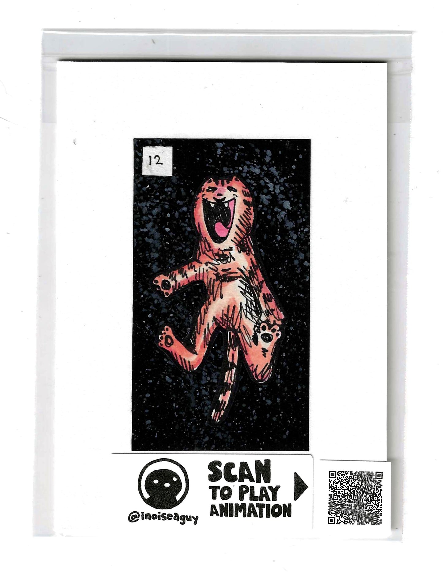 Supernova Cat Animation Cel (#12)