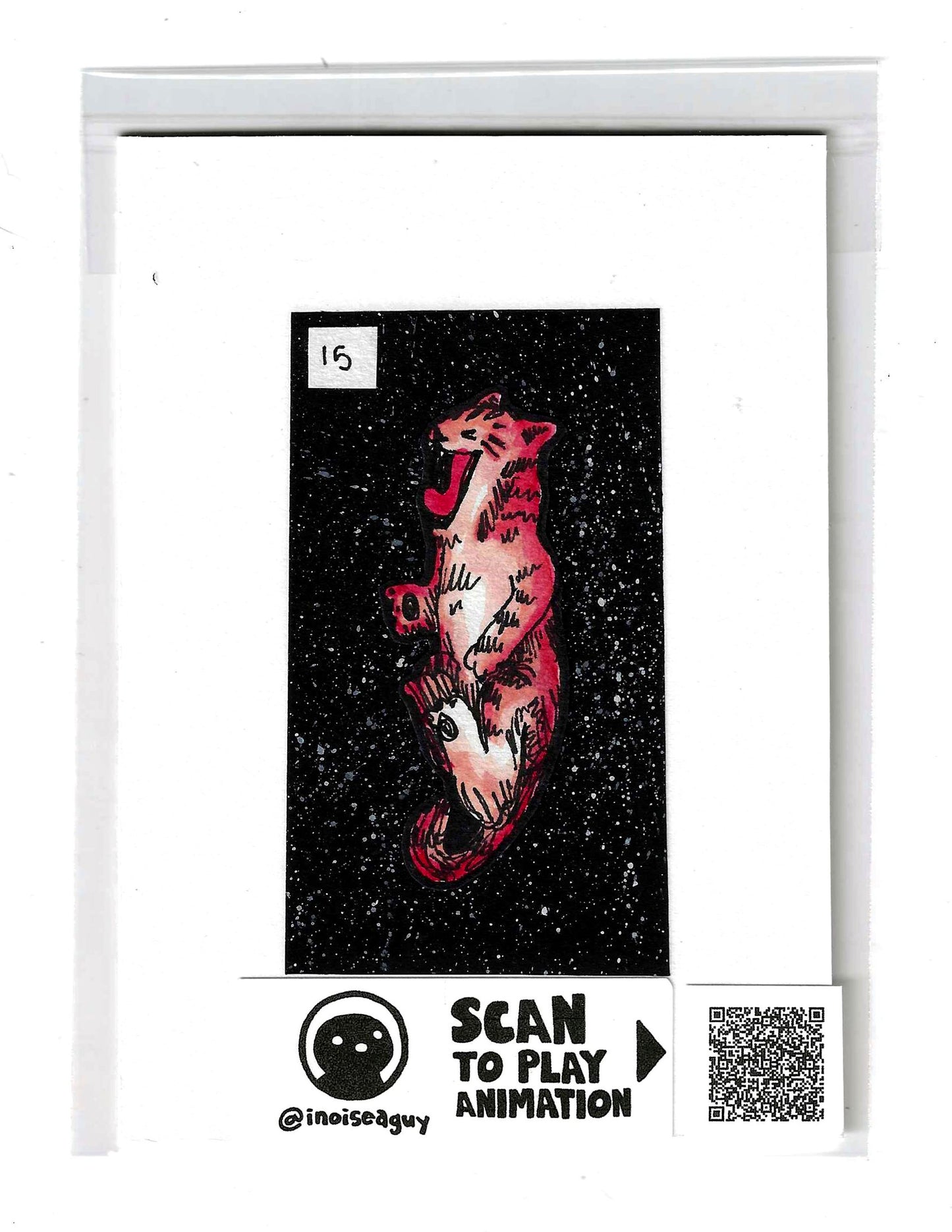 Supernova Cat Animation Cel (#15)