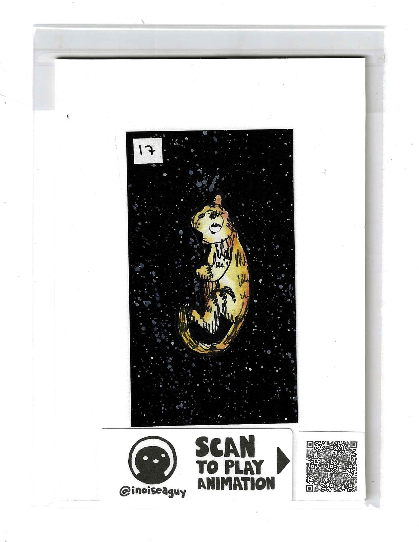 Supernova Cat Animation Cel (#17)