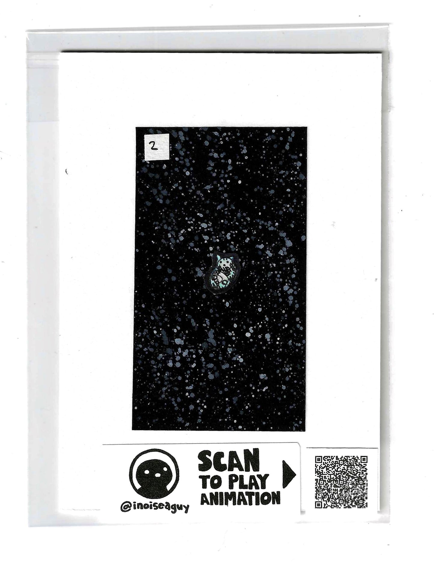 Supernova Cat Animation Cel (#2)