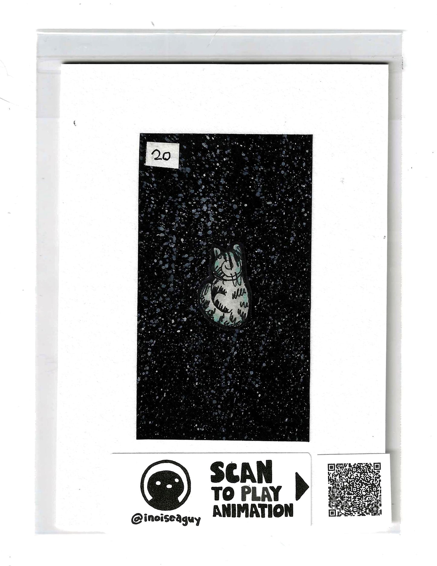 Supernova Cat Animation Cel (#20)