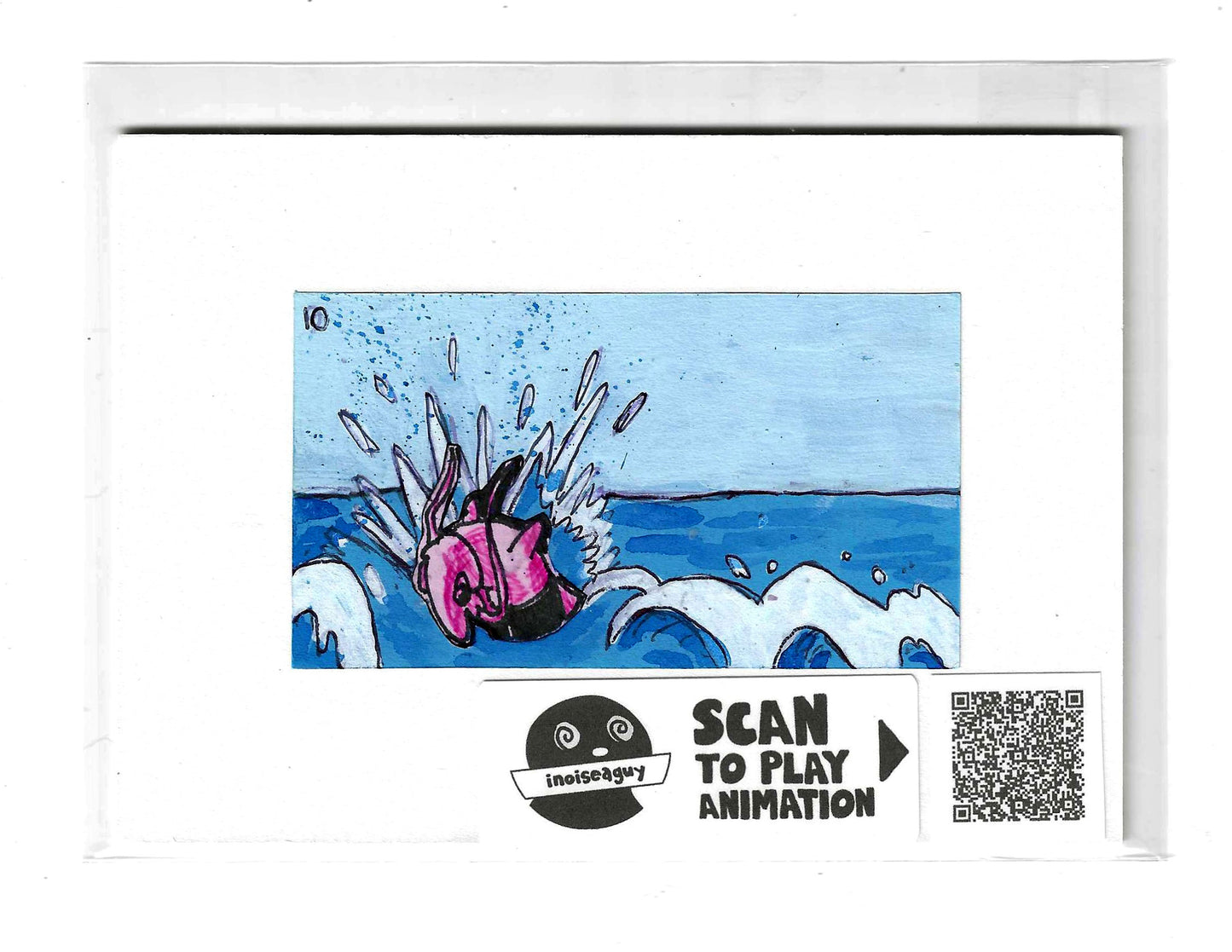 Ocean Water Animation Cel (#10)