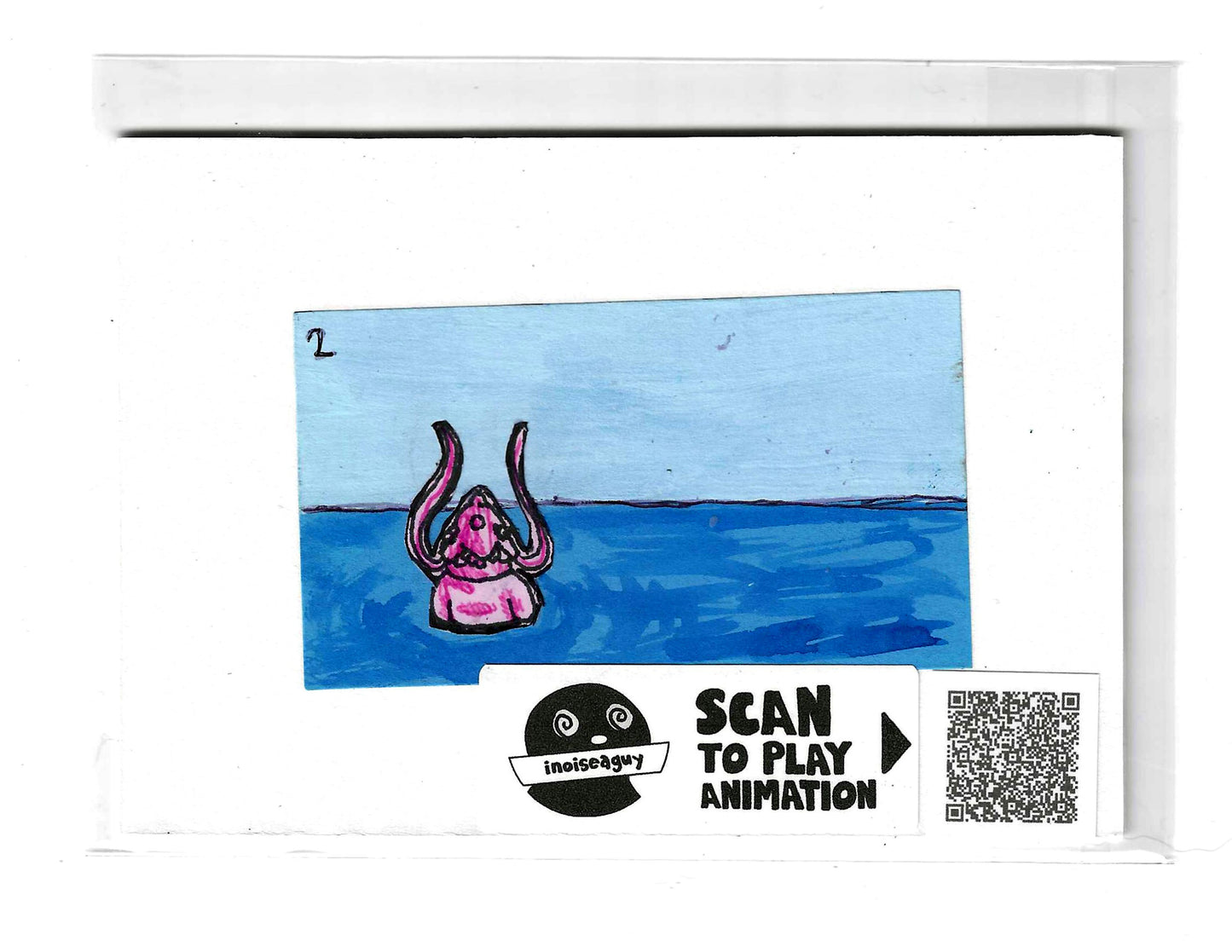 Ocean Water Animation Cel (#2)