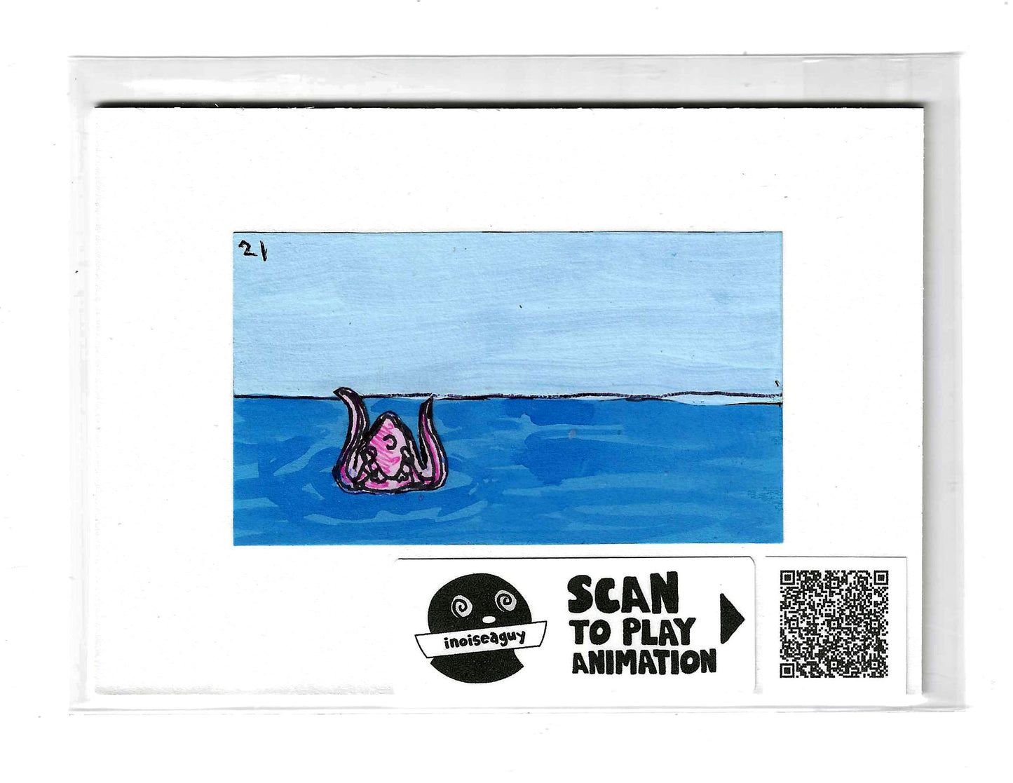 Ocean Water Animation Cel (#21)