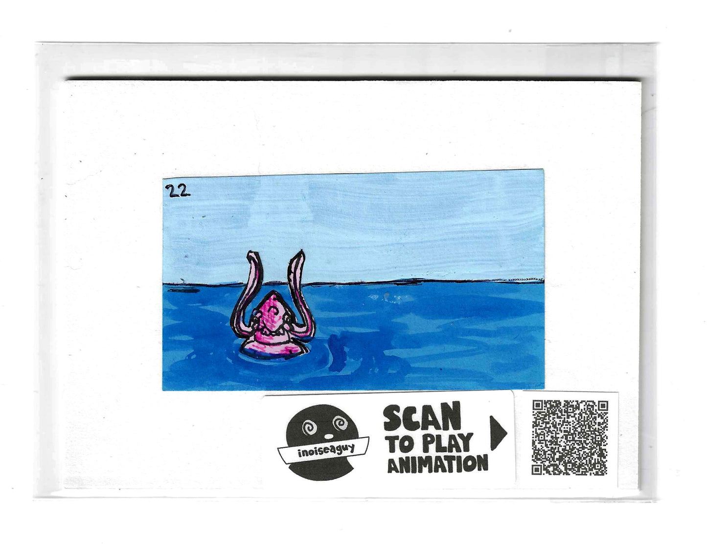 Ocean Water Animation Cel (#22)