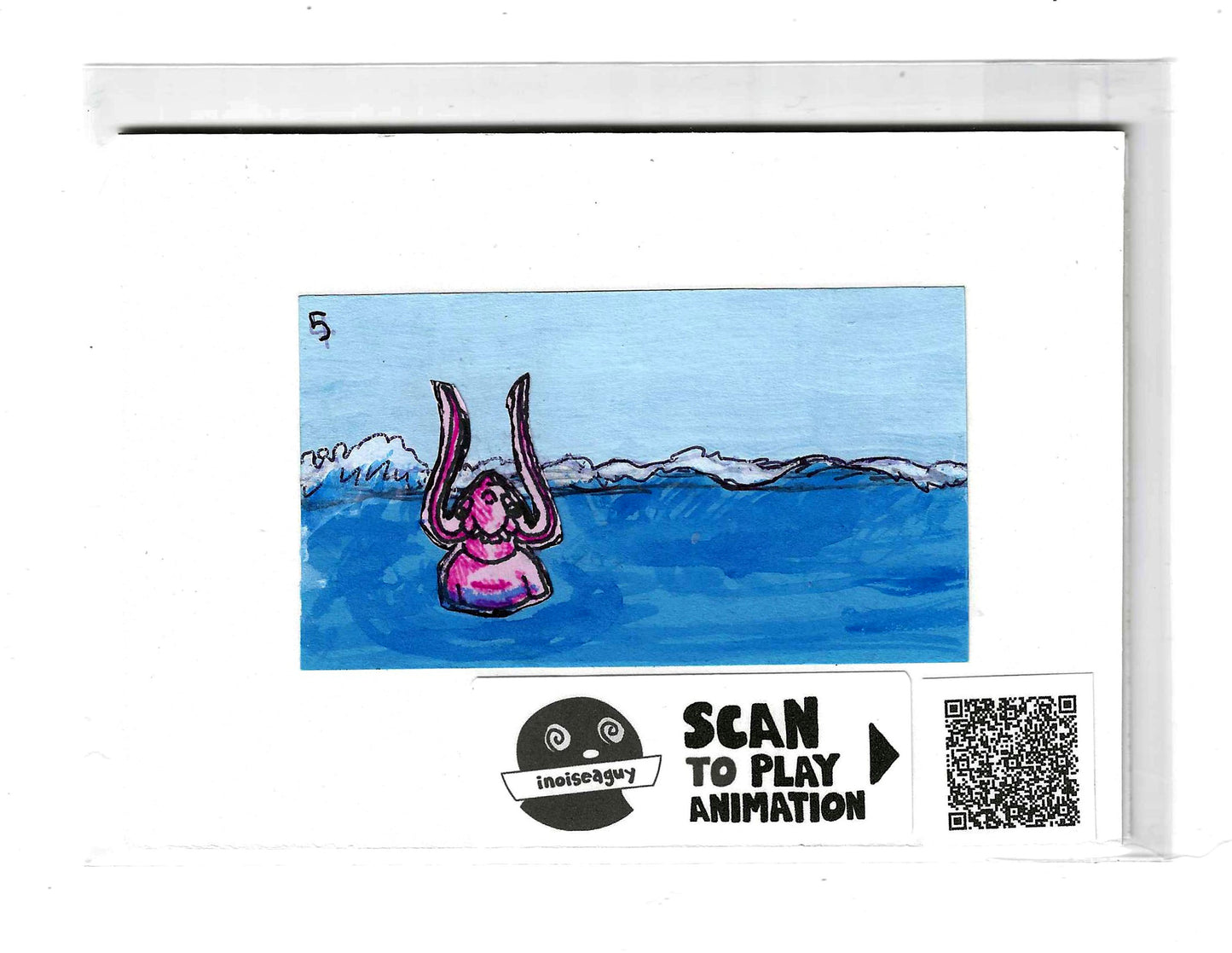 Ocean Water Animation Cel (#5)