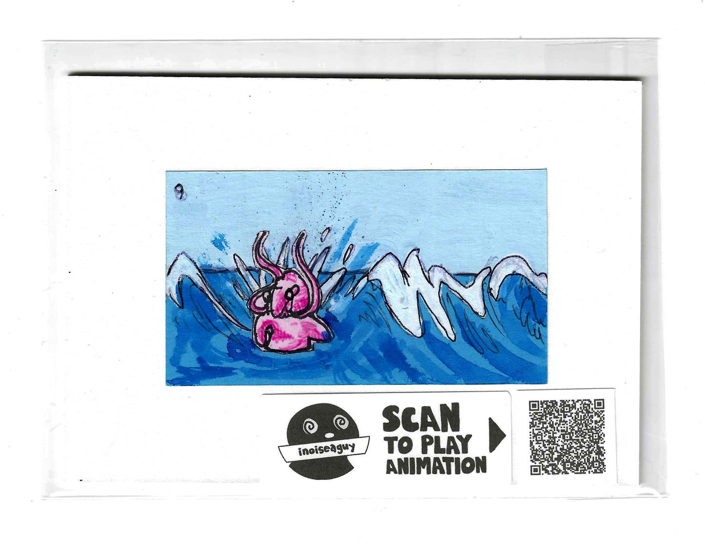 Ocean Water Animation Cel (#9)