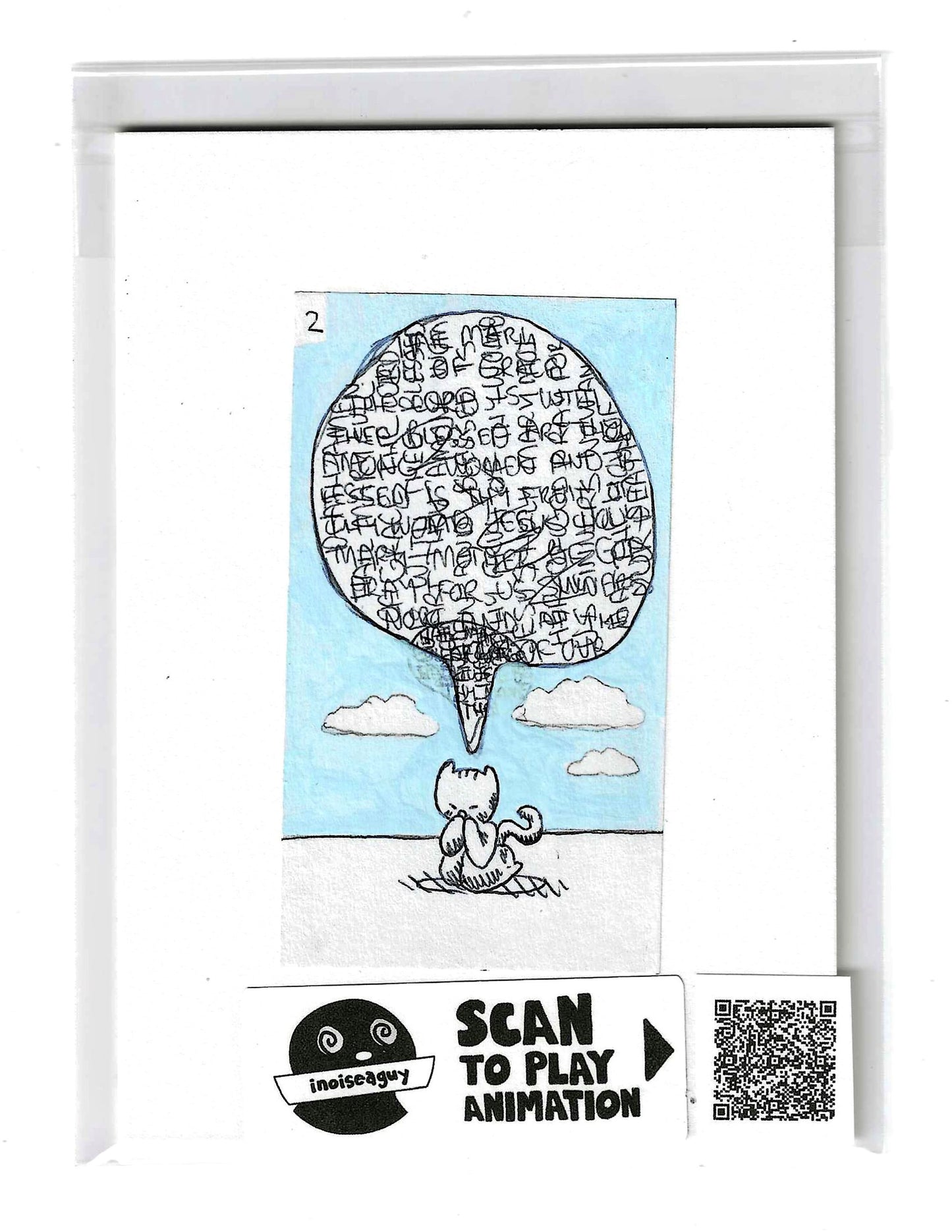 Whispered Prayers Animation Cel (#2)