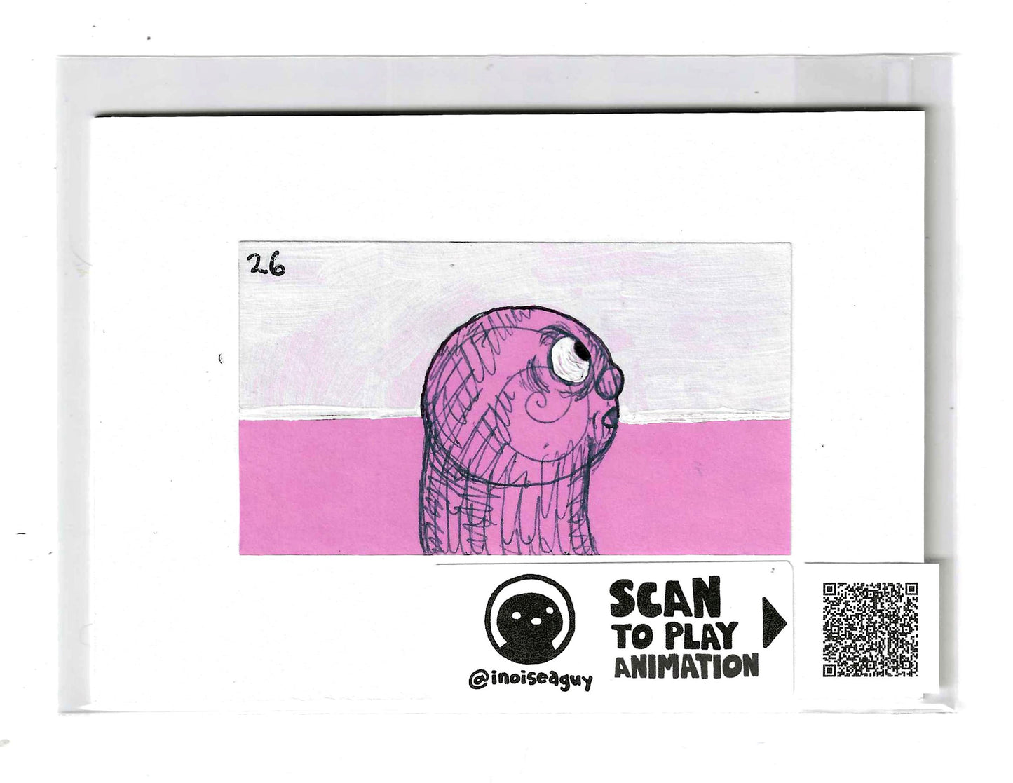 Running Around Exhausted Animation Cel (#26)