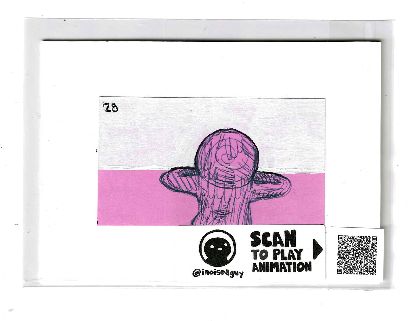 Running Around Exhausted Animation Cel (#28)