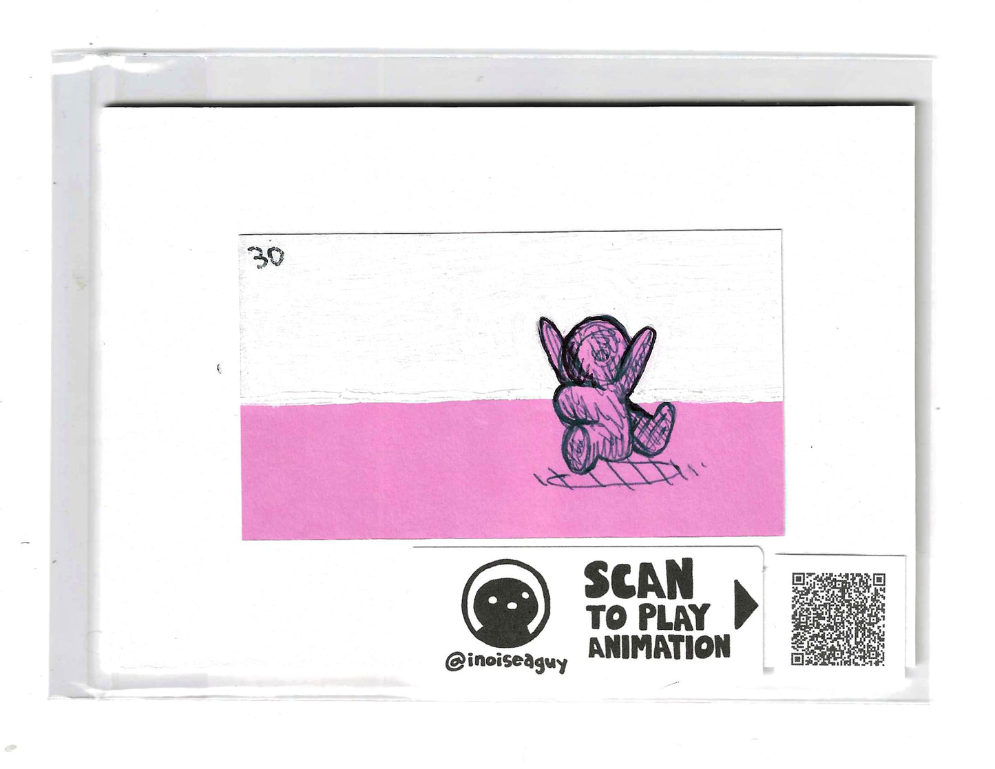 Running Around Exhausted Animation Cel (#30)