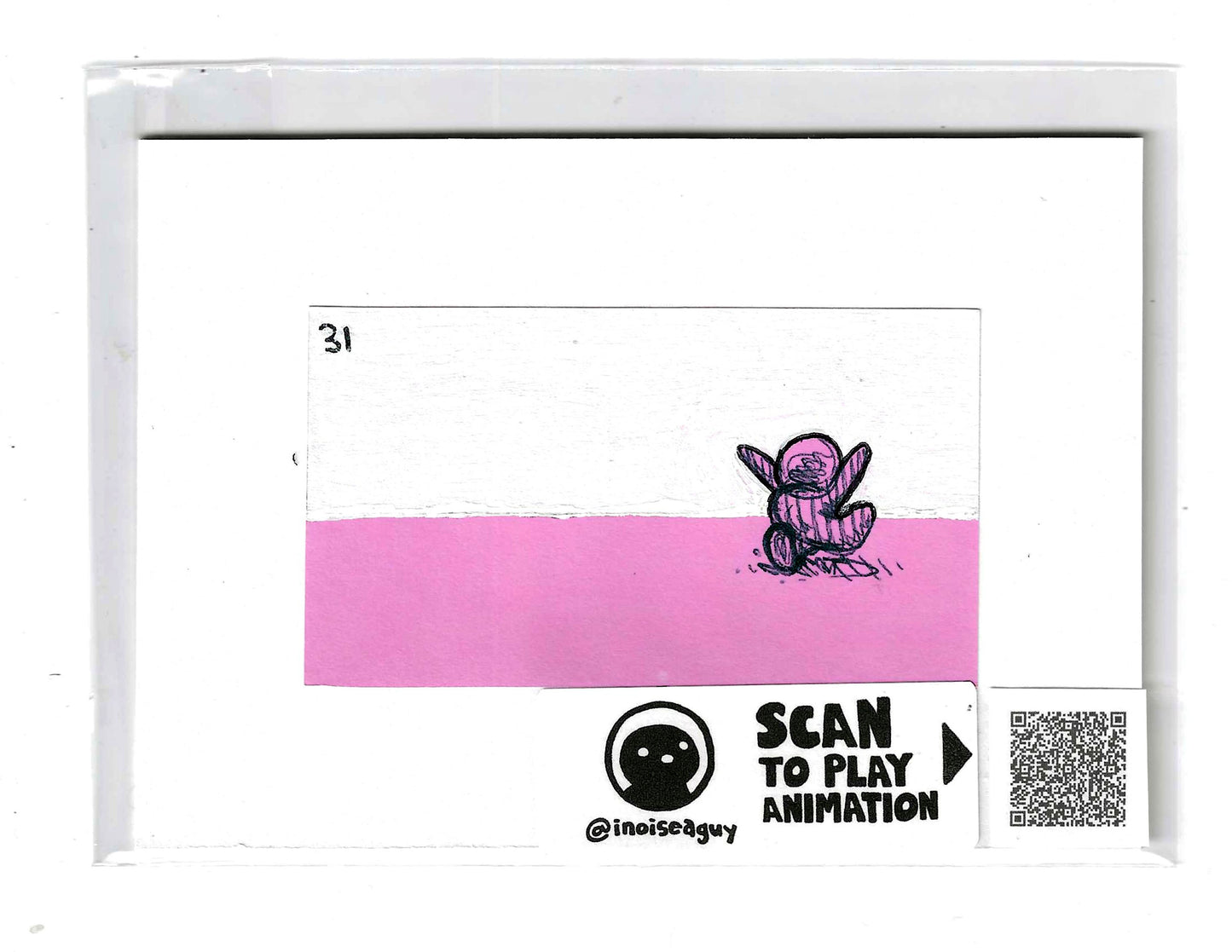 Running Around Exhausted Animation Cel (#31)