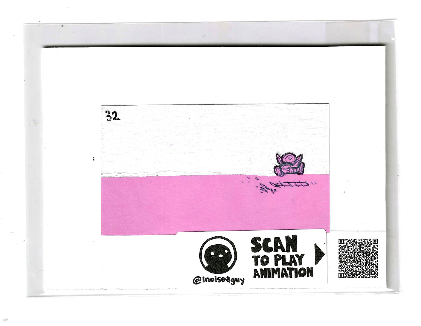 Running Around Exhausted Animation Cel (#32)