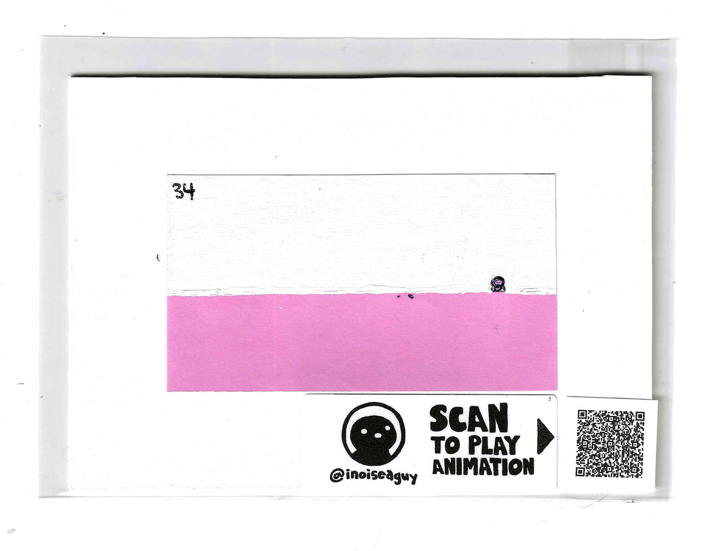 Running Around Exhausted Animation Cel (#34)