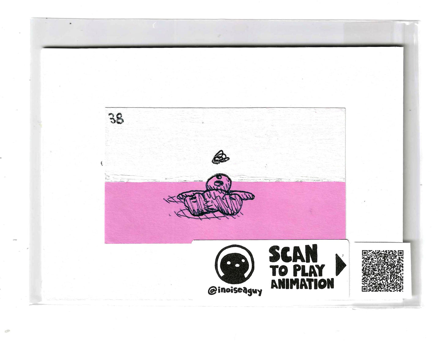 Running Around Exhausted Animation Cel (#38)