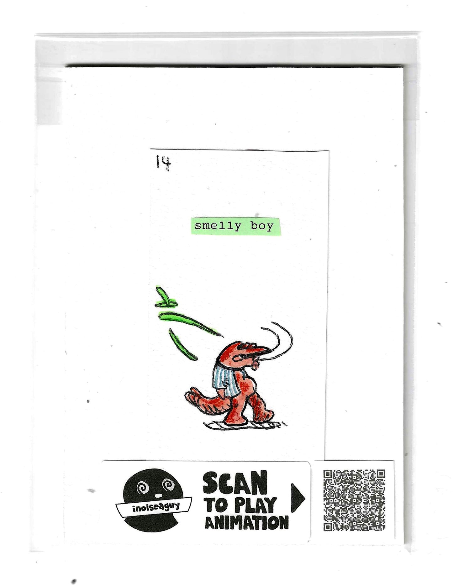 Smelly Boy Animation Cel (#14)