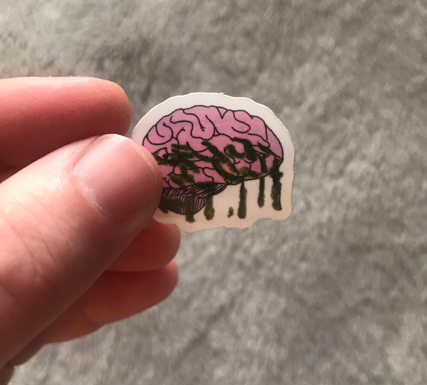 Oozing Brain Sticker