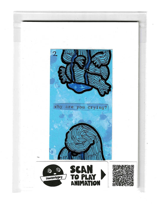 Why Are You Crying? Animation Cel (#2)