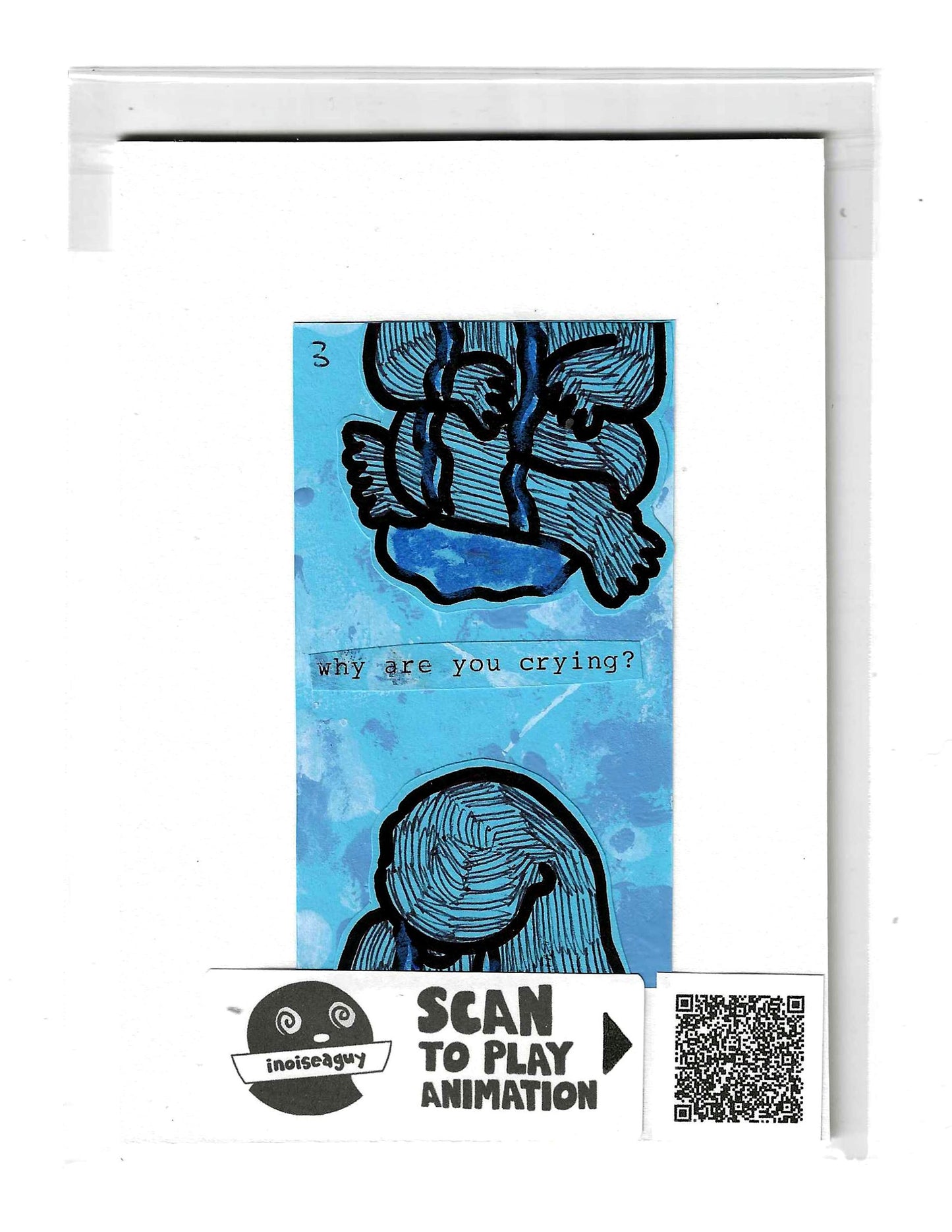 Why Are You Crying? Animation Cel (#3)