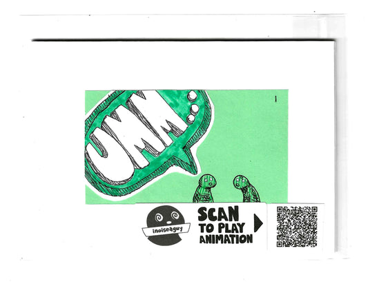 Filler Words Animation Cel (#1)