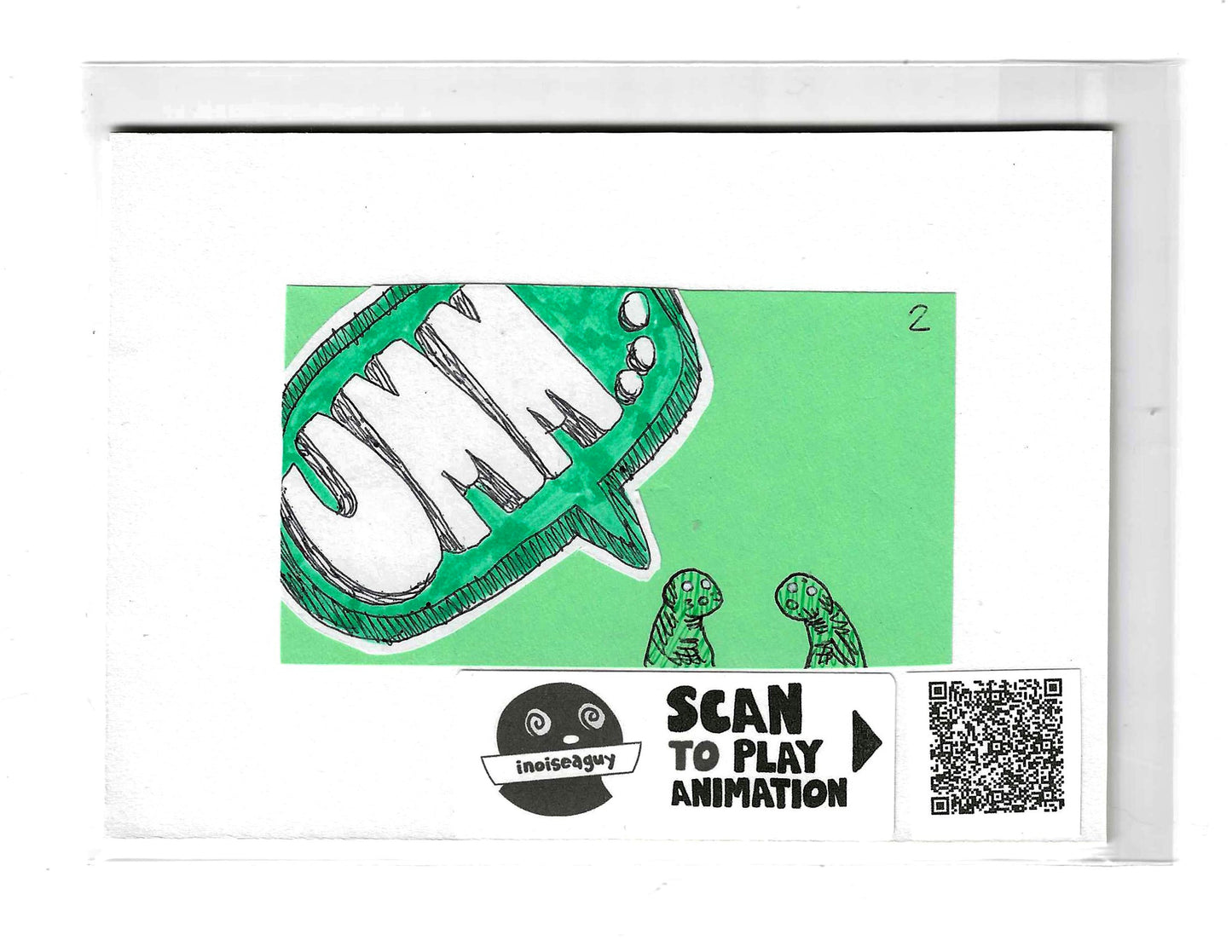 Filler Words Animation Cel (#2)