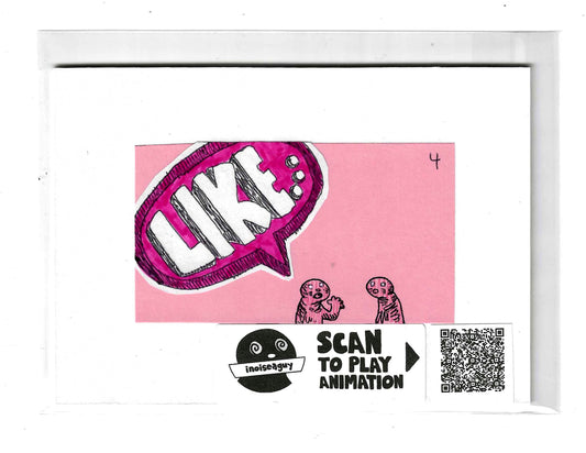 Filler Words Animation Cel (#4)