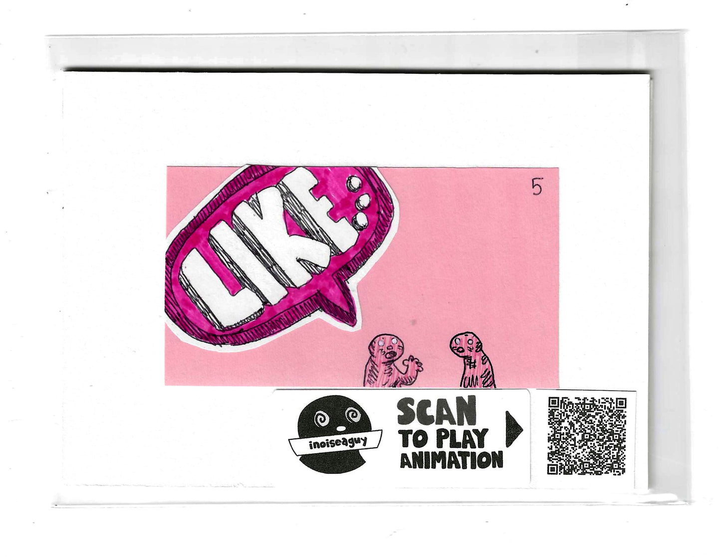 Filler Words Animation Cel (#5)