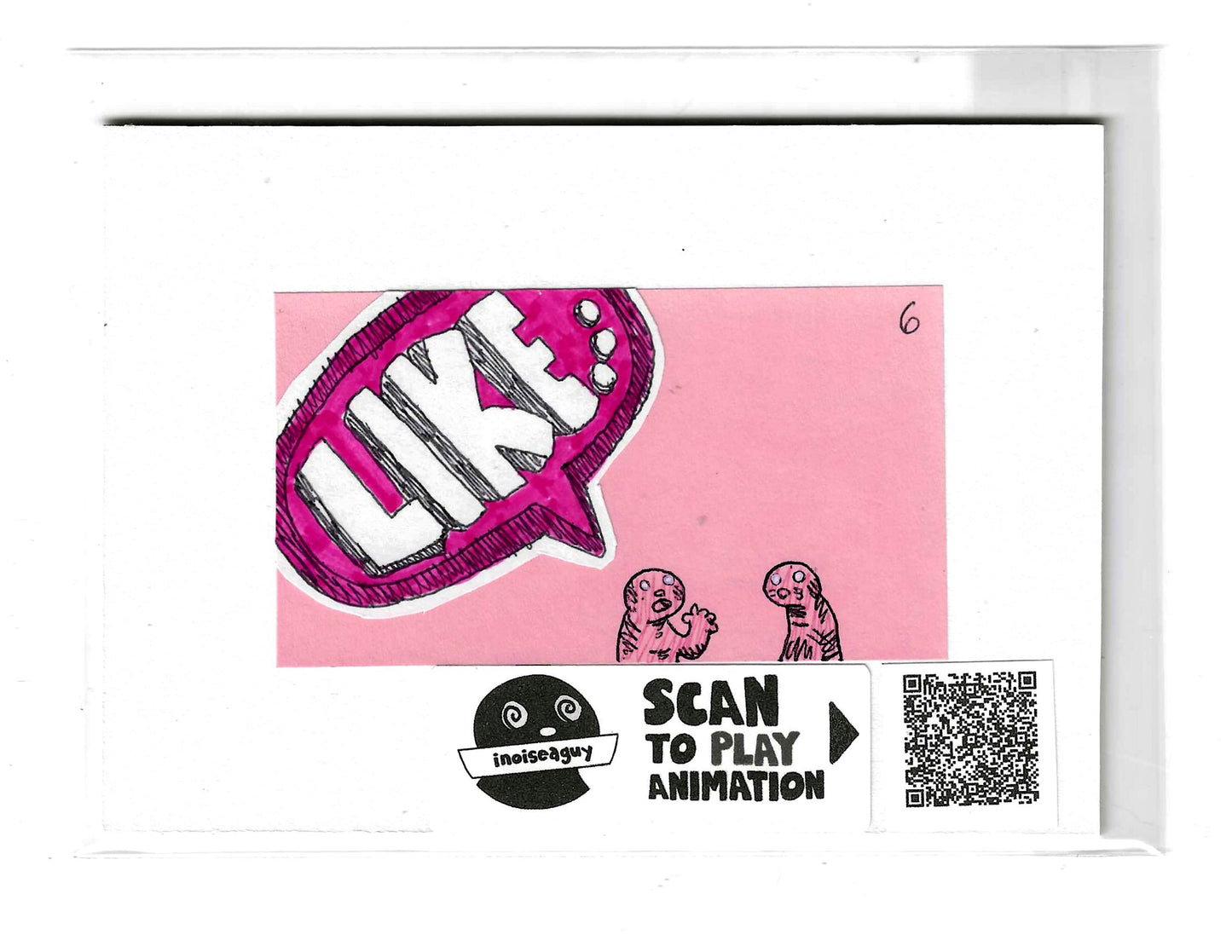 Filler Words Animation Cel (#6)