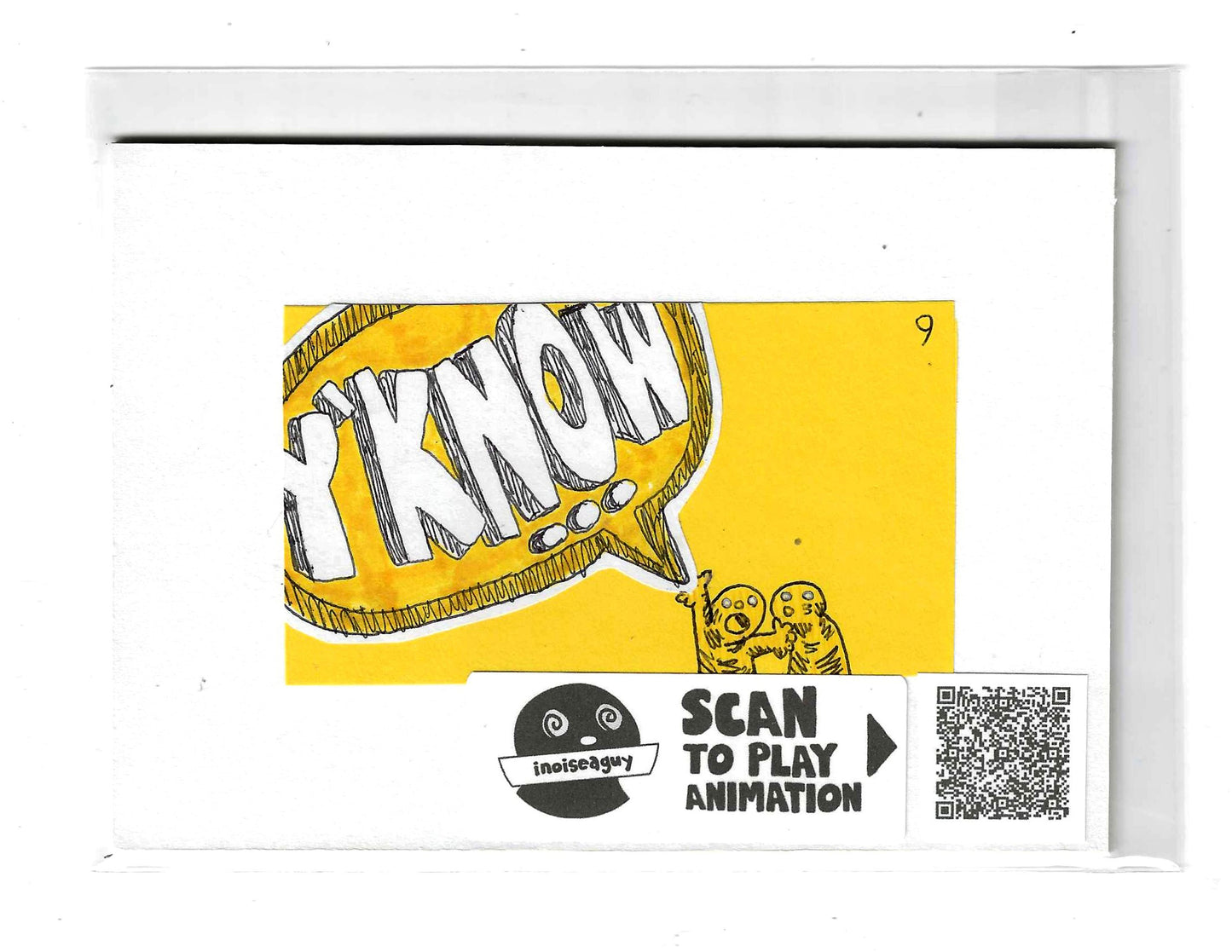 Filler Words Animation Cel (#9)