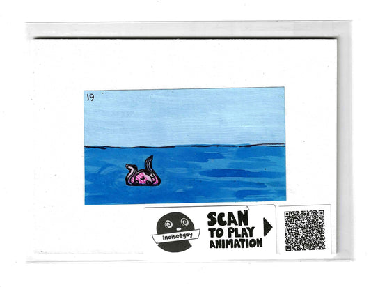 Ocean Water Animation Cel (#19)