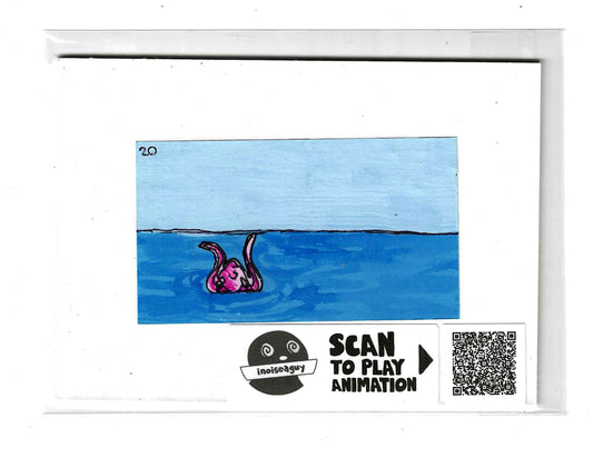 Ocean Water Animation Cel (#20)