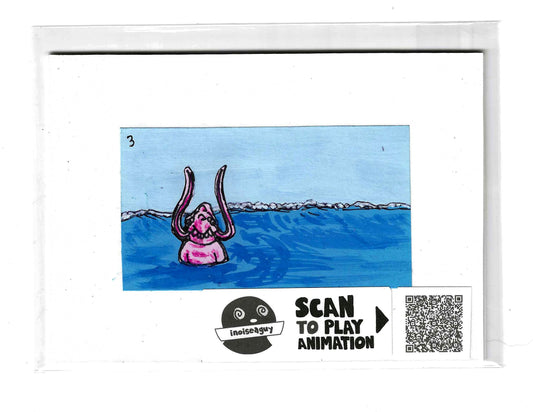 Ocean Water Animation Cel (#3)