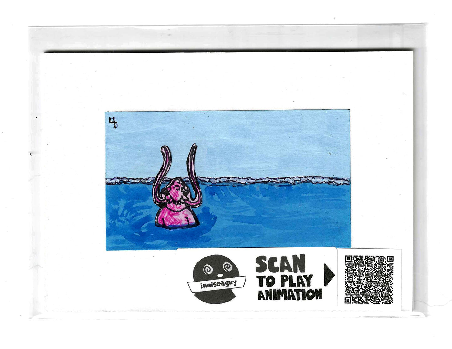 Ocean Water Animation Cel (#4)