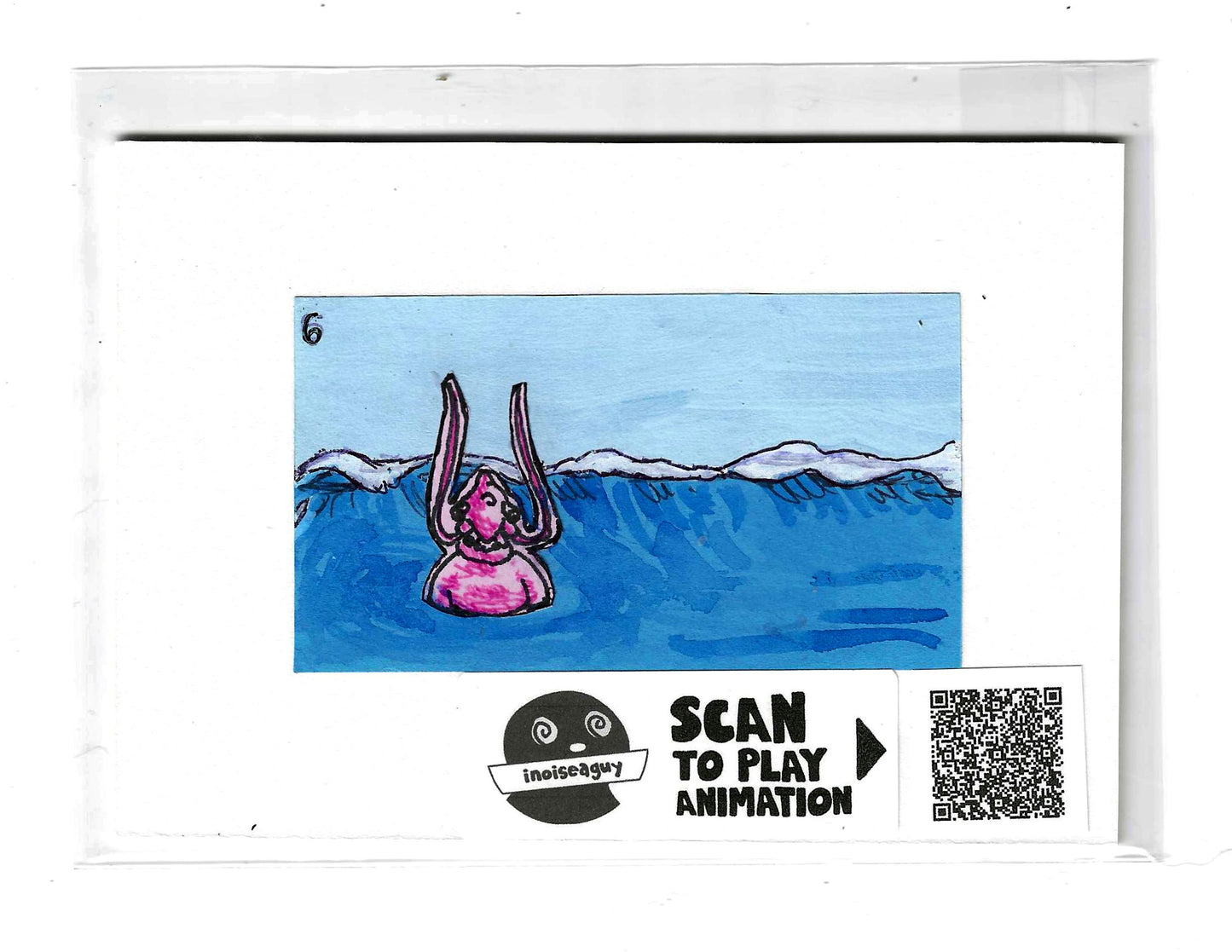 Ocean Water Animation Cel (#6)