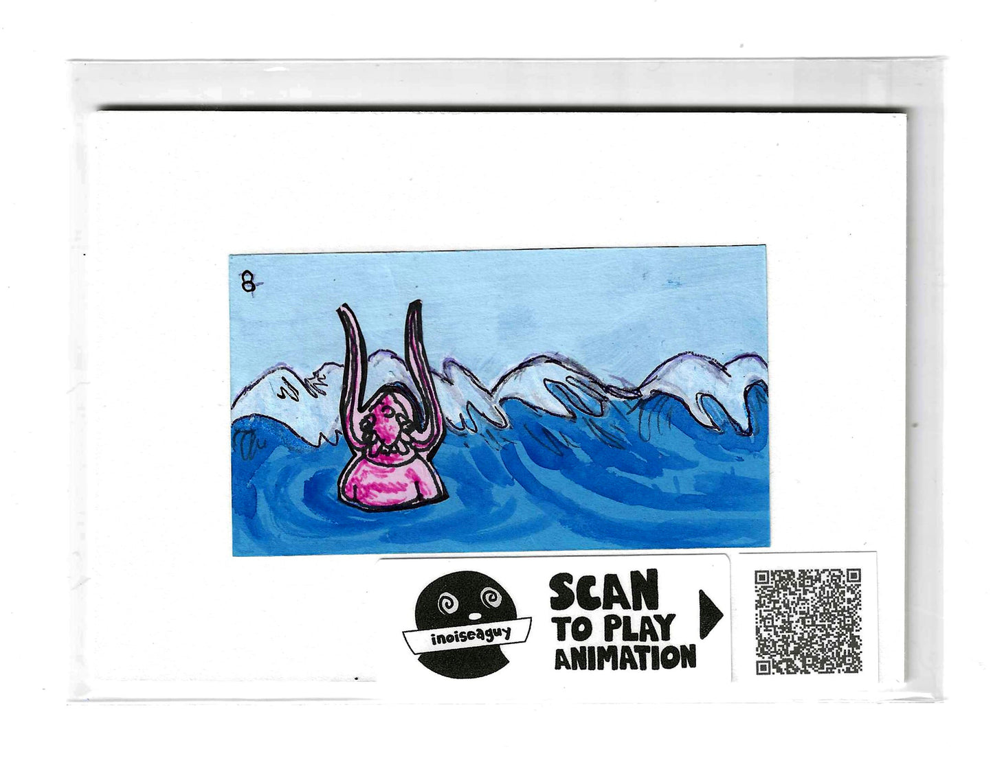 Ocean Water Animation Cel (#8)