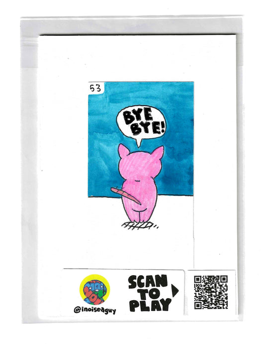 Hello! Bye Bye! Piggy Animation Cel (#53)