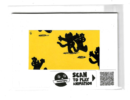 Frantically Scrambling Animation Cel (#6)